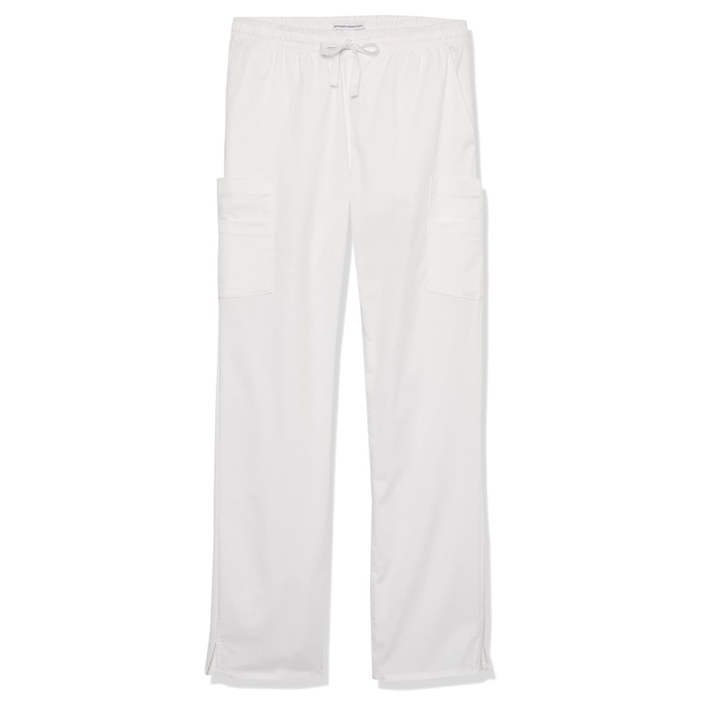 NWT Amazon Essentials White Quick Dry Scrub Pants Size XXL